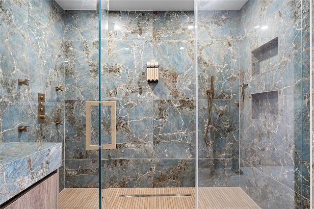 18082 SW 152nd Ct, Miami, FL 33187 - full bath featuring a marble finish shower
