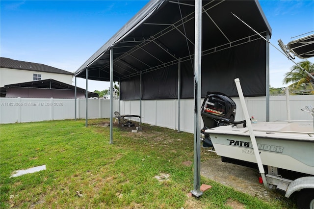 18082 SW 152nd Ct, Miami, FL 33187 - view of outbuilding with a carport