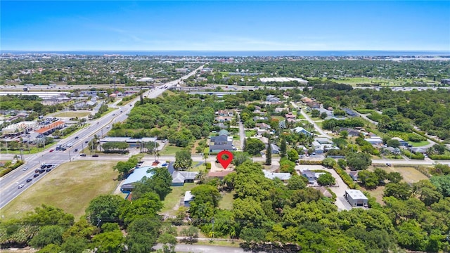 7075 High Ridge Rd, Boynton Beach, FL 33426 - aerial overview of property's location featuring a highway and a tree filled landscape