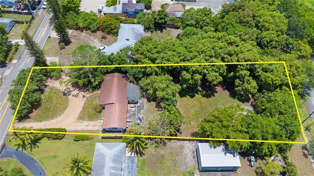 7075 High Ridge Rd, Boynton Beach, FL 33426 - aerial view of property's location with property boundaries highlighted