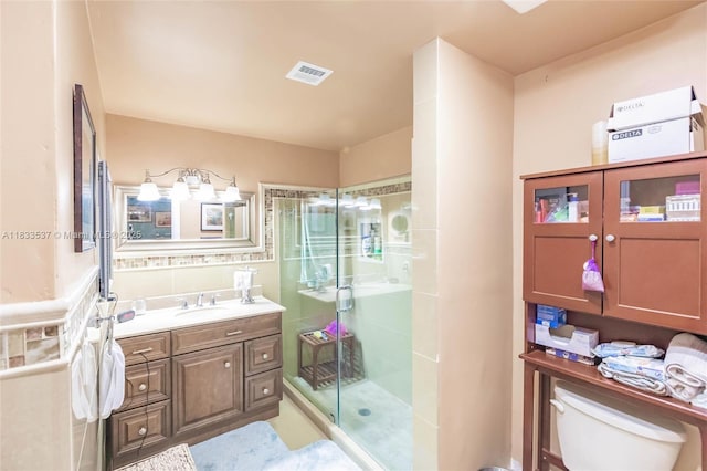 6250 SW 19th St, Miami, FL 33155 - full bathroom featuring vanity and a shower stall