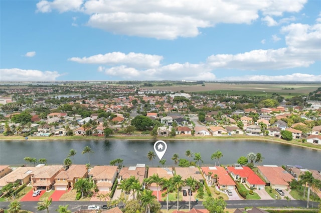 9364 SW 164th Ct, Miami, FL 33196 - aerial perspective of suburban area with a nearby body of water