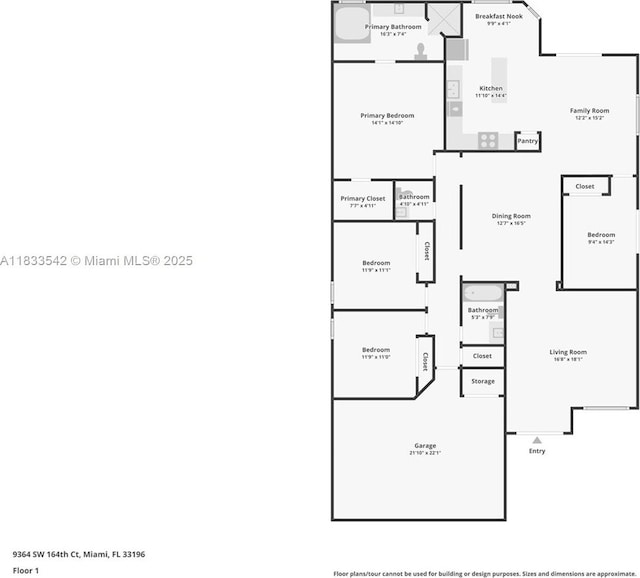 9364 SW 164th Ct, Miami, FL 33196 - view of room layout
