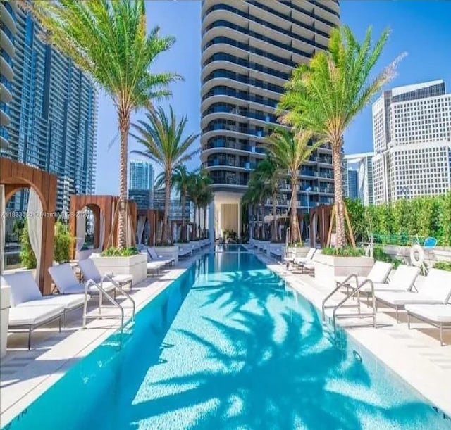 801 S Miami Ave Unit 4204, Miami, FL 33130 - community pool with a patio area