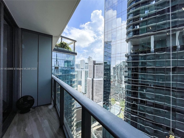 801 S Miami Ave Unit 4204, Miami, FL 33130 - balcony featuring a view of city
