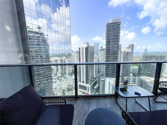801 S Miami Ave Unit 4204, Miami, FL 33130 - balcony featuring a view of city