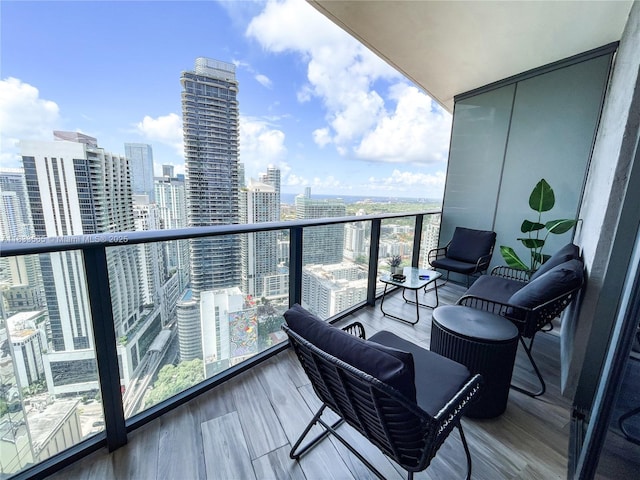 801 S Miami Ave Unit 4204, Miami, FL 33130 - balcony featuring a view of city