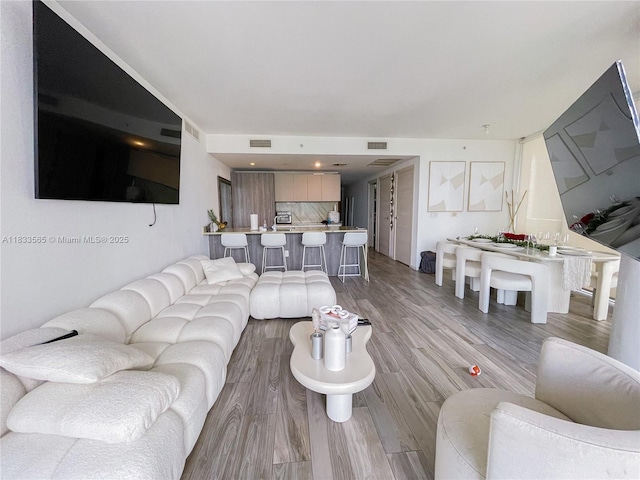801 S Miami Ave Unit 4204, Miami, FL 33130 - living area with wood finished floors