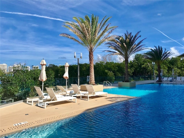 16385 Biscayne Blvd Unit 2702, North Miami Beach, FL 33160 - community pool featuring a patio area
