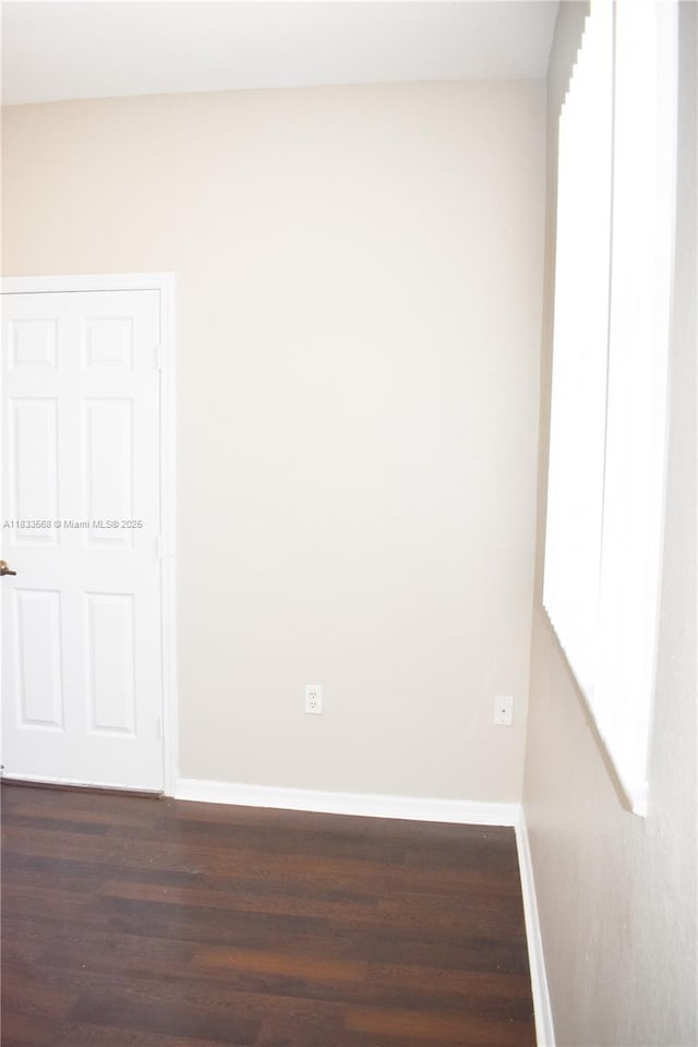 9123 SW 152nd Path, Miami, FL 33196 - unfurnished room featuring dark wood-type flooring and baseboards