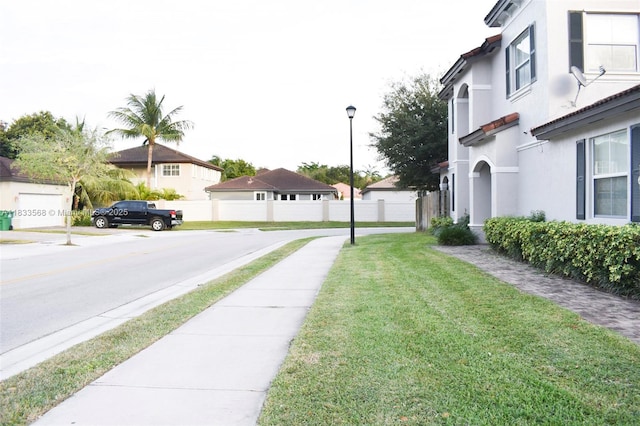 9123 SW 152nd Path, Miami, FL 33196 - view of asphalt street with street lighting, sidewalks, and a residential view