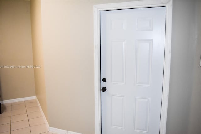 9123 SW 152nd Path, Miami, FL 33196 - doorway to outside featuring light tile patterned flooring and baseboards