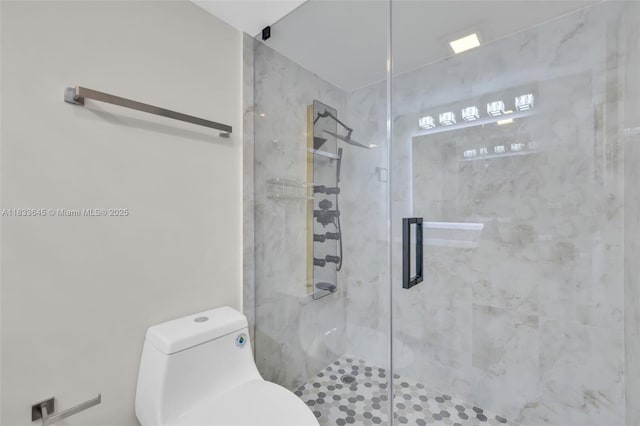251 174th St Unit 1415, Sunny Isles Beach, FL 33160 - bathroom featuring a marble finish shower and toilet