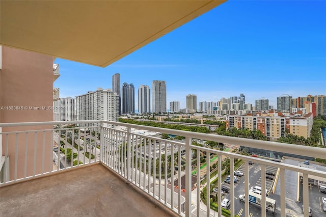 251 174th St Unit 1415, Sunny Isles Beach, FL 33160 - balcony with a skyline view