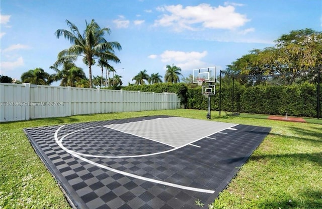 14095 NW 22nd Ct, Pembroke Pines, FL 33028 - view of basketball court with basketball hoop