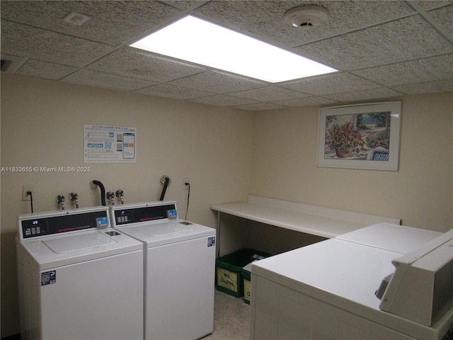 1101 River Reach Dr Unit 418, Fort Lauderdale, FL 33315 - communal laundry room with washing machine and dryer