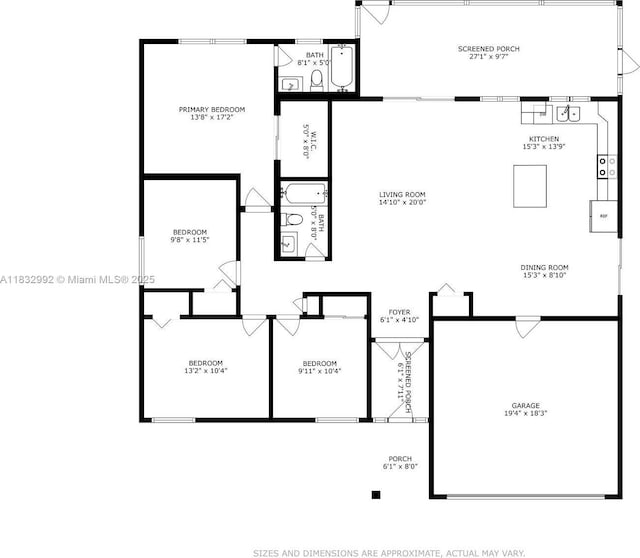 8107 NW 73rd Ter, Tamarac, FL 33321 - view of property floor plan