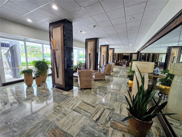 500 Bayview Dr Unit 732, Sunny Isles Beach, FL 33160 - lobby with a drop ceiling