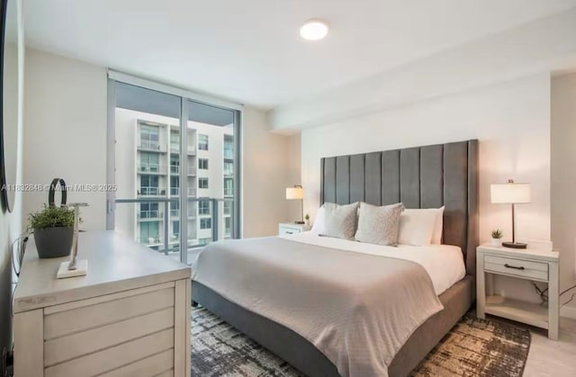 3900 Biscayne Blvd Unit S-1020, Miami, FL 33137 - bedroom featuring a wall of windows