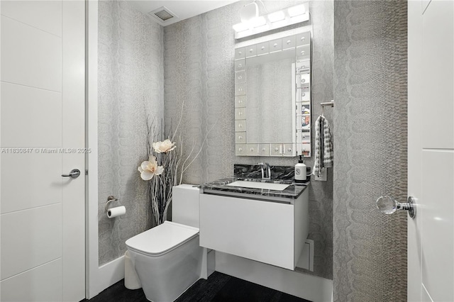 1435 Brickell Ave Unit 3512, Miami, FL 33131 - bathroom with vanity and toilet