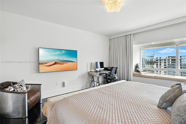 1435 Brickell Ave Unit 3512, Miami, FL 33131 - bedroom with baseboards