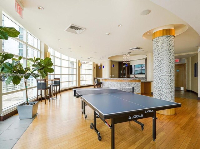 244 Biscayne Blvd Unit 440, Miami, FL 33132 - playroom with light wood-style flooring and plenty of natural light
