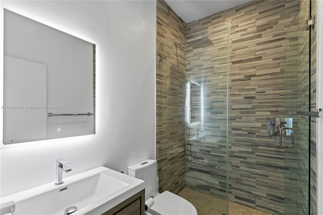 5400 NW 184th St, Miami Gardens, FL 33055 - full bathroom featuring vanity and a stall shower
