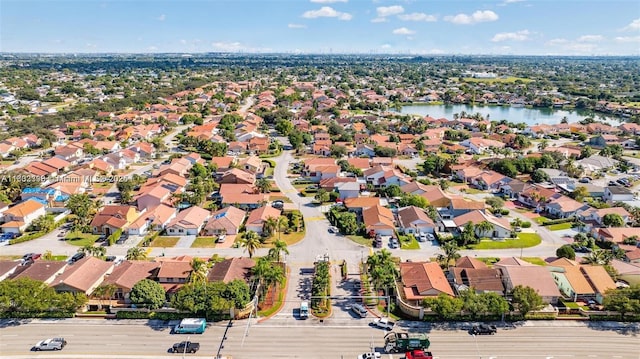 5400 NW 184th St, Miami Gardens, FL 33055 - aerial perspective of suburban area featuring a nearby body of water