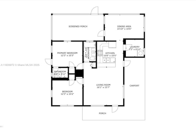 220 NW 35th Ct, Oakland Park, FL 33309 - view of room layout