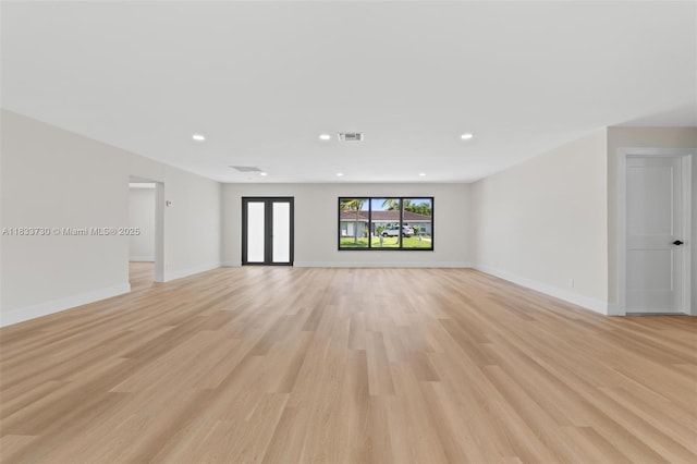 1340 SW 27th Pl, Boynton Beach, FL 33426 - spare room with light wood-style floors and recessed lighting