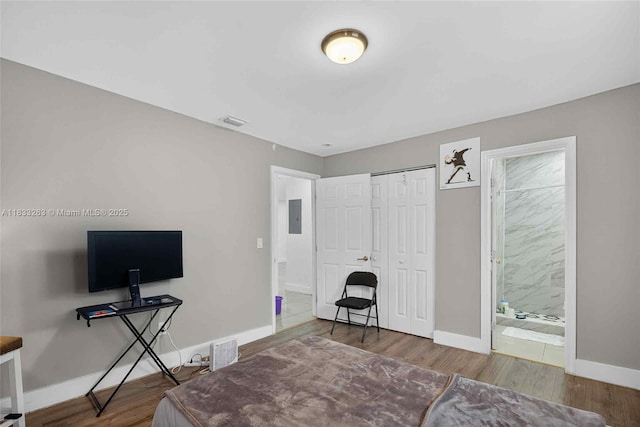 8224 NW 1st Pl, Miami, FL 33150 - sitting room featuring electric panel and wood finished floors