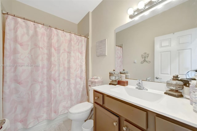 3777 SE 1st St, Homestead, FL 33033 - bathroom with vanity, shower / bath combo with shower curtain, and tile patterned floors