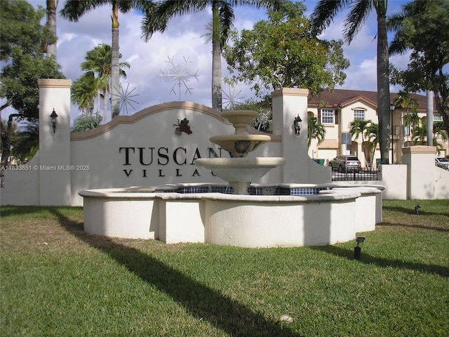 12846 SW 135th St, Miami, FL 33186 - community sign with a lawn