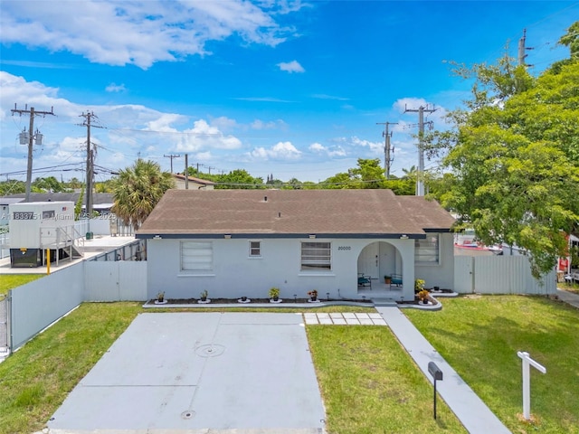 20000 SW 114th Ave, Miami, FL 33189 - rear view of property featuring a gate, stucco siding, roof with shingles, and a patio