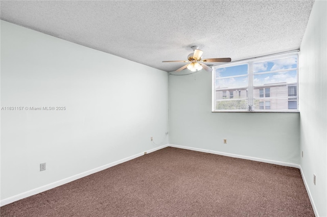 8895 Fontainebleau Blvd Unit 301, Miami, FL 33172 - carpeted spare room with ceiling fan and a textured ceiling