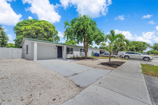 2050 NW 30th Ave, Fort Lauderdale, FL 33311 - view of front of house featuring stucco siding and driveway