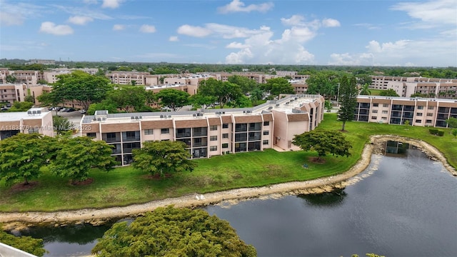 10304 Sunrise Lakes Blvd Unit 209, Sunrise, FL 33322 - drone / aerial view of a nearby body of water and apartment complex