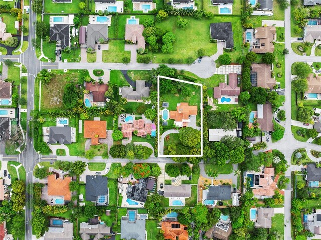 8250 SW 187th St, Cutler Bay, FL 33157 - view of property location featuring property parcel outlined and nearby suburban area