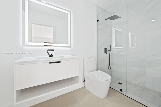 8250 SW 187th St, Cutler Bay, FL 33157 - bathroom featuring walk in shower and vanity