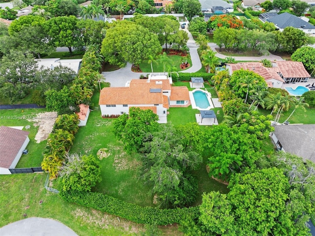 8250 SW 187th St, Cutler Bay, FL 33157 - aerial view of residential area with a pool