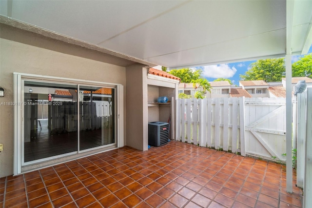 6514 SW 128th Pl Unit 6514, Miami, FL 33183 - view of patio / terrace featuring a gate