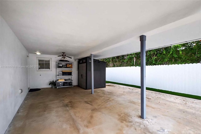240 NE 97th St, Miami Shores, FL 33138 - view of patio / terrace featuring ceiling fan