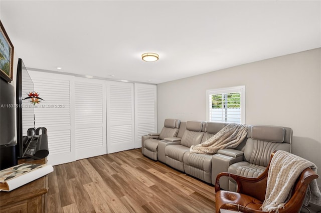 240 NE 97th St, Miami Shores, FL 33138 - living room with wood finished floors and recessed lighting