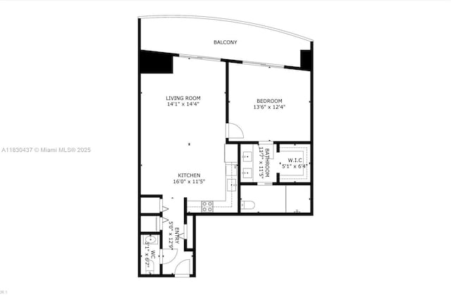 488 NE 18th St Unit 1503, Miami, FL 33132 - view of property floor plan