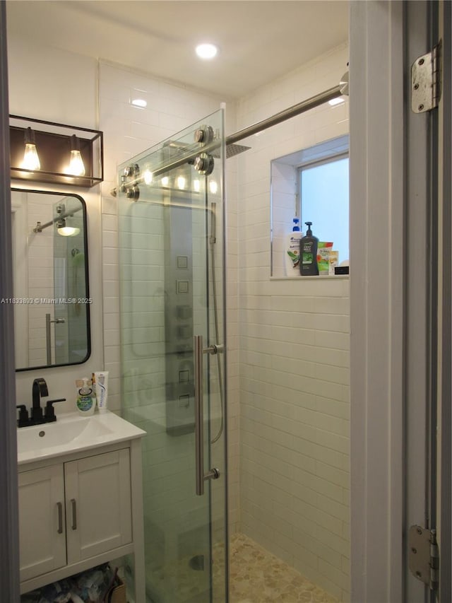6910 SW 26th Ct, Miramar, FL 33023 - full bath featuring a stall shower and vanity