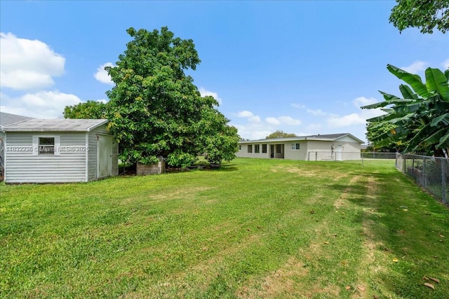 9360 SW 185th St, Cutler Bay, FL 33157 - view of yard with a storage shed