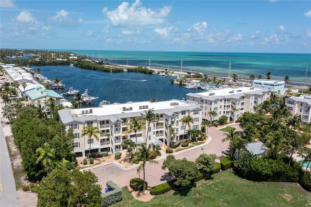 101 Gulfview Dr Unit 202, Key Colony, FL 33036 - bird's eye view of a nearby body of water and apartment complex / building