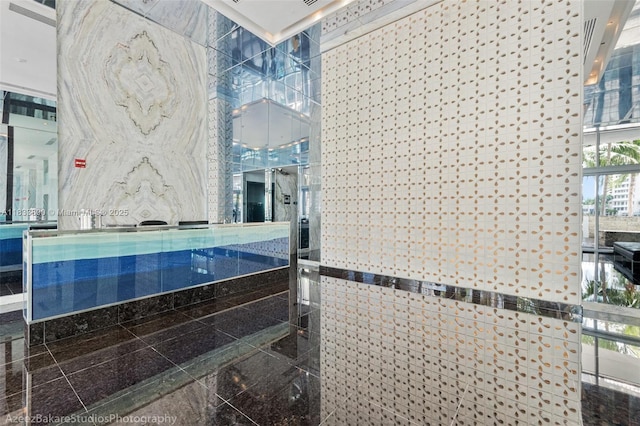 325 S Biscayne Blvd Unit 3918, Miami, FL 33131 - full bath featuring granite floors and double vanity