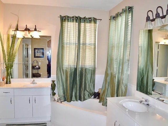 15601 SW 31st Ln, Miami, FL 33185 - full bathroom featuring a tub to relax in and vanity