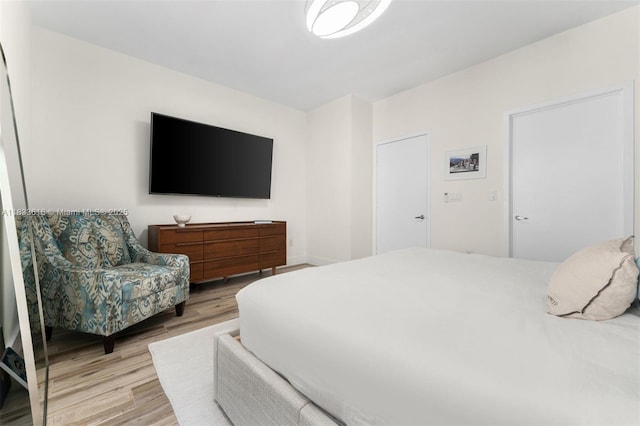 455 NE 39th St Unit 105, Miami, FL 33137 - bedroom with wood finished floors